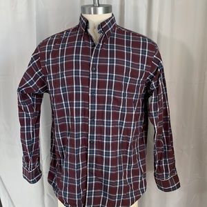 Roundtree & Yorke shirt men’s casuals button down shirt size large